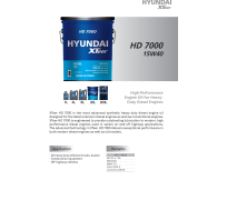 Dầu động cơ Diesel Hyundai HD7000